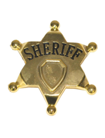 Sheriff ster | goud | metaal