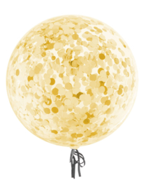 Konfetti Luftballons gold 45 cm