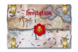 Uitnodigingen Red Pirate