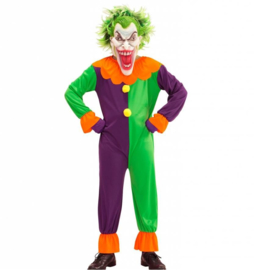 Evil clown kids kostuum