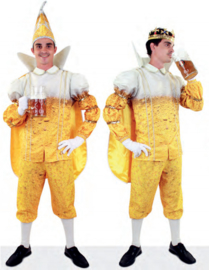 Prins Carnaval bier kostuum