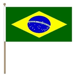 Wehende Flagge Brasilien