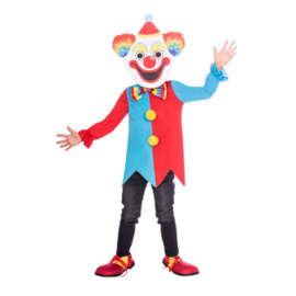 Kinderkostüm Karneval Clown Großer Kopf
