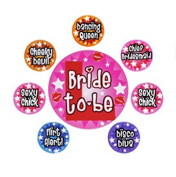 Bride to be set buttons