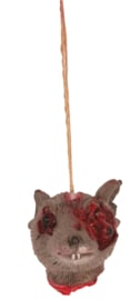 Hangend ratten hoofd | 15cm