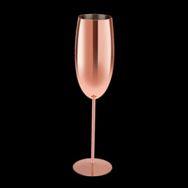 Champagneglas RVS Rose goud | Luxe champagneglazen
