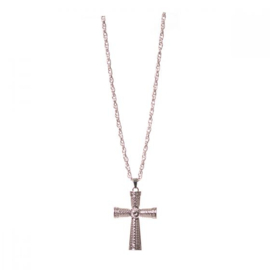 Halskette Silberkreuz | Religiöse Halskette Vater