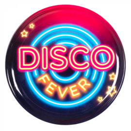 Plastic dienblad 'Disco fever' (34,5 cm)