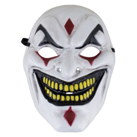 Böser Joker Maske | weiß | halloween