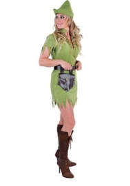 Robin Hood Kleid grün | Lady grünes Karnevalskleid