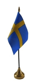 Tischflagge Schweden