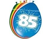 Luftballons 85 Jahre (farblich sortiert)