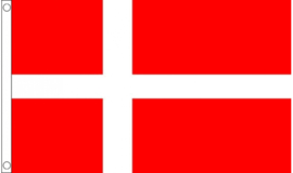 Mega Vlag Denemarken 150x240 | Deense vlaggen