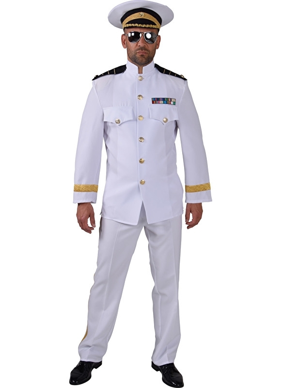 Officier (marine) kostuum luxe | Love boat kapitein | Feestkleding heren | Feestkleding Versieringen | Feestartikelen Carnavalskostuums | Feestartikelen4u.nl