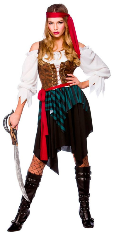 Caribbean piraten kostuum vrouwen | Feestkleding dames Goedkope Feestkleding Versieringen | Feestartikelen | Carnavalskostuums | Feestartikelen4u.nl