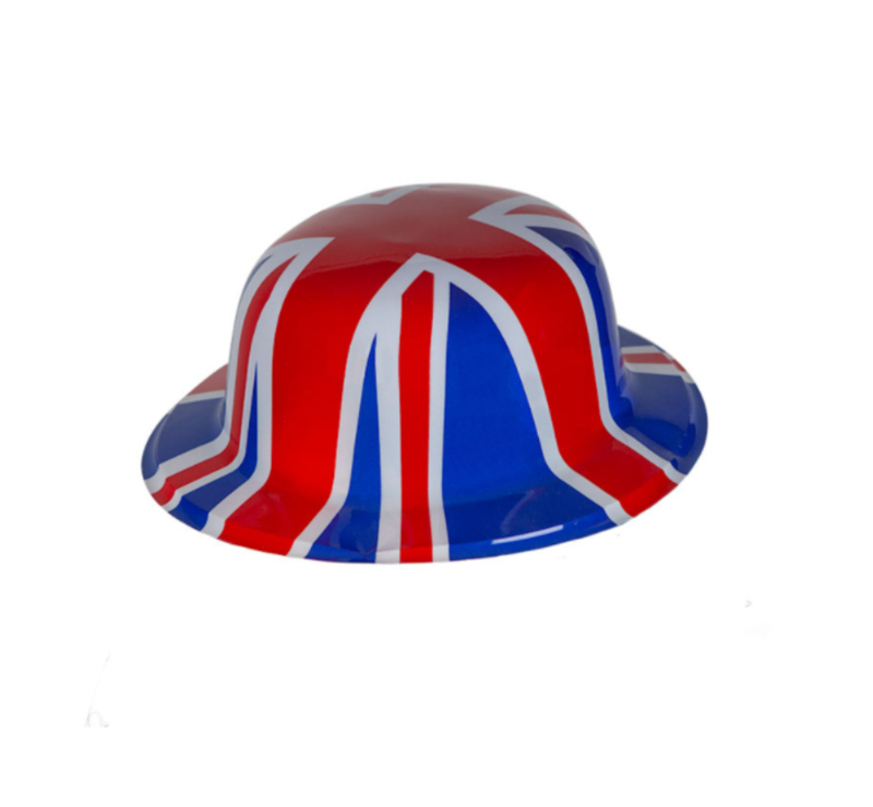 koper pen Rechtdoor Plastic bolhoed UK | Engelse vlag hoed | Hoeden | Goedkope Feestkleding |  Versieringen | Feestartikelen | Carnavalskostuums | Feestartikelen4u.nl
