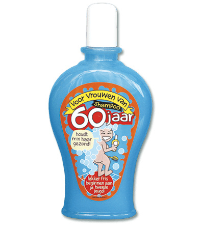 Shampoo fun 60 jaar vrouw