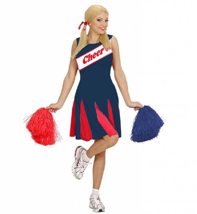 Cheerleader Amerika | cheerleader outfit | Feestkleding dames | Goedkope Feestkleding Versieringen | Feestartikelen | Carnavalskostuums | Feestartikelen4u.nl