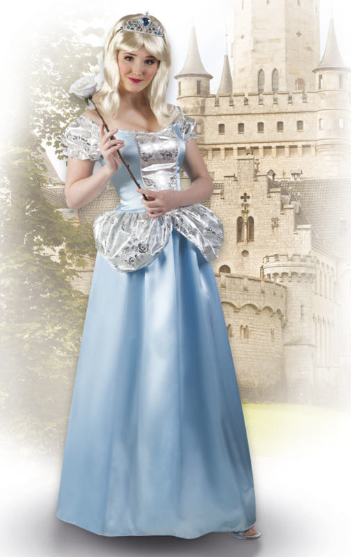 Prinses Maribel jurk (Maat: 44/46 (XXL)) | Feestkleding dames