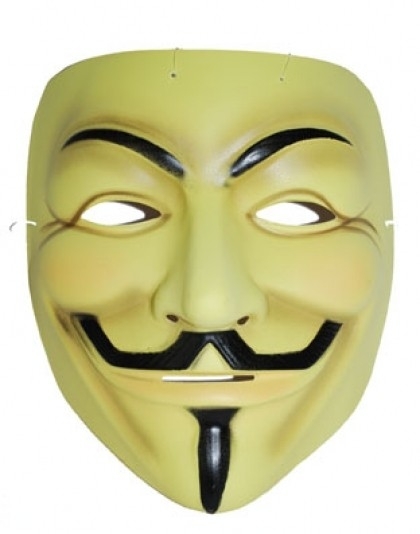 pizza Origineel Karu V for Vendetta masker | Maskers | Goedkope Feestkleding | Versieringen |  Feestartikelen | Carnavalskostuums | Feestartikelen4u.nl