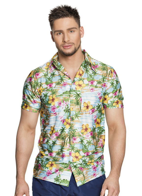 Goede Hawaii shirt tropical sun | Feestkleding heren | Goedkope DT-07