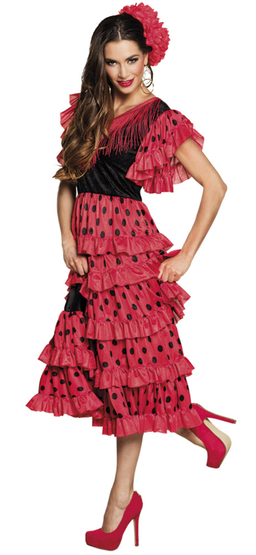ziel auteur Overjas Spaanse jurk Andalusie | Feestkleding dames | Goedkope Feestkleding |  Versieringen | Feestartikelen | Carnavalskostuums | Feestartikelen4u.nl