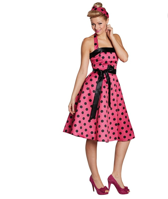 Verleiden kroon motor 50's Rock 'n roll jurk zwart pink | Feestkleding dames | Goedkope  Feestkleding | Versieringen | Feestartikelen | Carnavalskostuums |  Feestartikelen4u.nl
