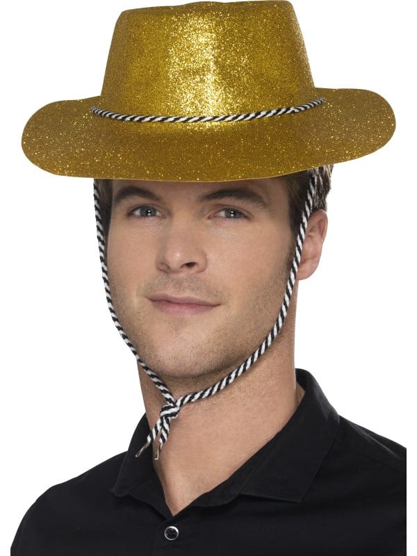 avond operator wrijving Cowboy glitter hoed goud | Hoeden | Goedkope Feestkleding | Versieringen |  Feestartikelen | Carnavalskostuums | Feestartikelen4u.nl