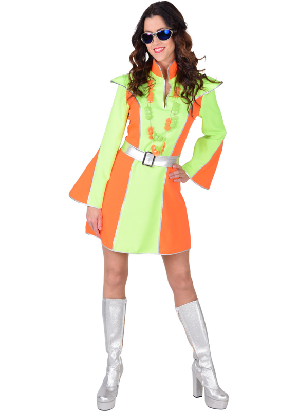 Taalkunde trog Gehuurd Disco fluor jurk | Feestkleding dames | Goedkope Feestkleding |  Versieringen | Feestartikelen | Carnavalskostuums | Feestartikelen4u.nl