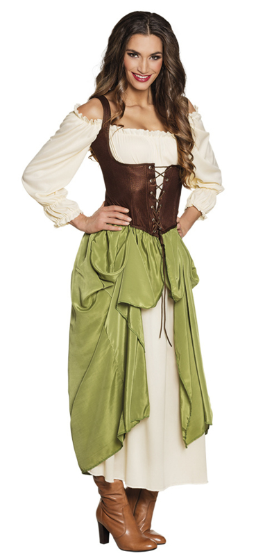 draadloze hoog Lima Middeleeuwse boerin kostuum | Feestkleding dames | Goedkope Feestkleding |  Versieringen | Feestartikelen | Carnavalskostuums | Feestartikelen4u.nl