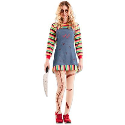 Bezeten kind dame jurkje | Halloween kostuum (Maat: S) | Halloween kleding  | Goedkope Feestkleding | Versieringen | Feestartikelen | Carnavalskostuums  | Feestartikelen4u.nl