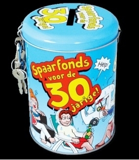 bereik Handel Kalmte Spaarpot 30 jaar | Spaarpotten | Goedkope Feestkleding | Versieringen |  Feestartikelen | Carnavalskostuums | Feestartikelen4u.nl