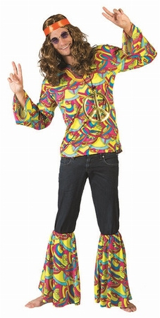 Hippie man hans kostuum | Feestkleding | Goedkope Feestkleding | Versieringen | Feestartikelen | Carnavalskostuums |