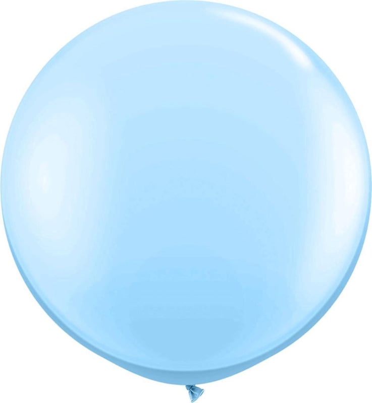 Matron Machu Picchu Kolonel Mega ballon 90 cm Licht Blauw | Ballonnen | Goedkope Feestkleding |  Versieringen | Feestartikelen | Carnavalskostuums | Feestartikelen4u.nl