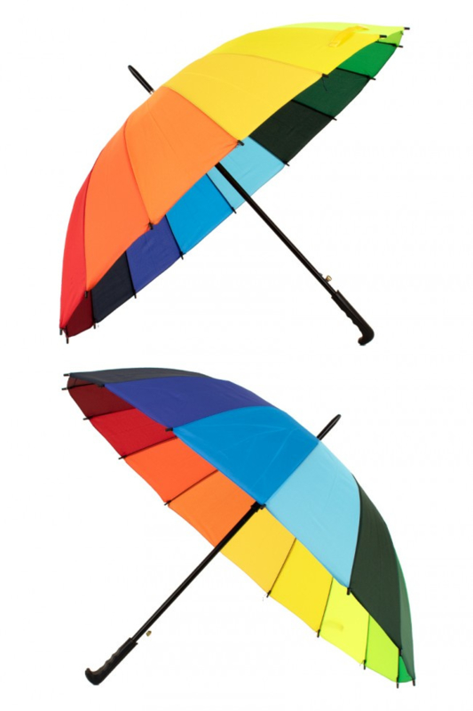 Regenboog kleuren | Paraplu's | Goedkope Feestkleding | Versieringen | Feestartikelen Carnavalskostuums | Feestartikelen4u.nl