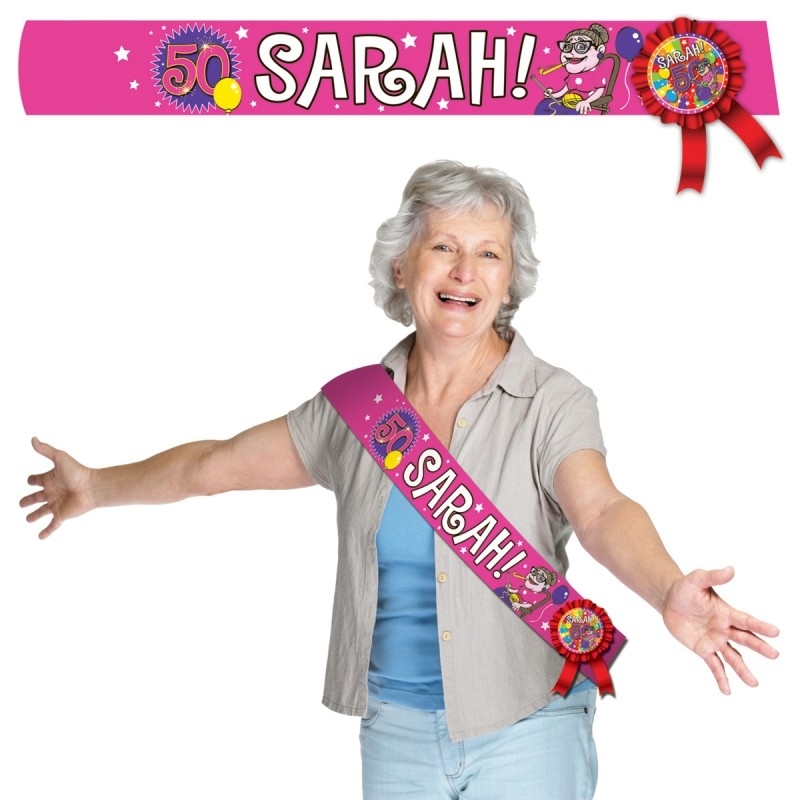 Sjerp Sarah 50 jaar | 50 jaar / Abraham en sarah | Goedkope Feestkleding Versieringen | Feestartikelen Carnavalskostuums | Feestartikelen4u.nl