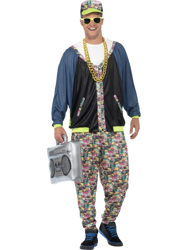 Bereid tweedehands hospita 80's hip hop kostuum | Feestkleding heren | Goedkope Feestkleding |  Versieringen | Feestartikelen | Carnavalskostuums | Feestartikelen4u.nl