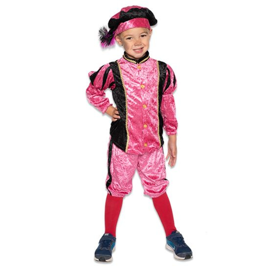 Jaar Universiteit Communicatie netwerk Kinder pieten pakje velours zwart roze | Pieten kostuums | Goedkope  Feestkleding | Versieringen | Feestartikelen | Carnavalskostuums |  Feestartikelen4u.nl