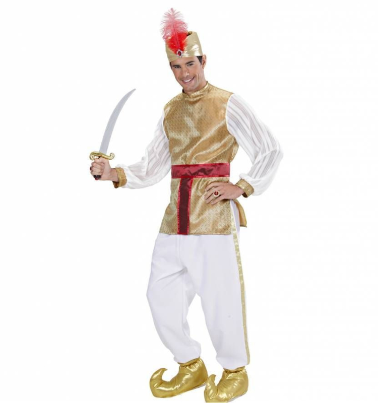 Sultan kostuum Simba | Feestkleding | Goedkope Feestkleding | Versieringen | Feestartikelen | Carnavalskostuums | Feestartikelen4u.nl