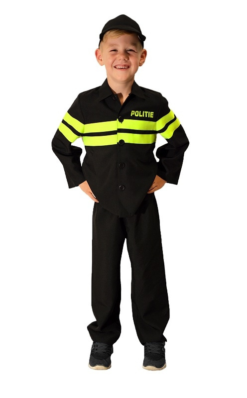 Mechanica maïs marketing Politie kostuum reflex | zwart neon geel | Feestkleding Jongens | Goedkope  Feestkleding | Versieringen | Feestartikelen | Carnavalskostuums |  Feestartikelen4u.nl