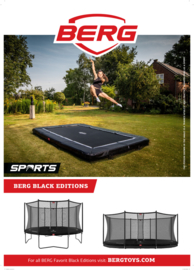 Berg Favorit inground Ultim + Safety net comfort zwart