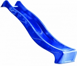 KBT Hdpe glijbaan met golf  `S-line` 300 cm(blauw)