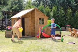 Houten speelhuisje Berlijn