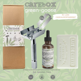 Green Goose: Carebox | The Shaving Pack | Zilver Vlindersluiting