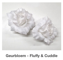 Smellies: Witte geurbloem Fluffy & Cuddle