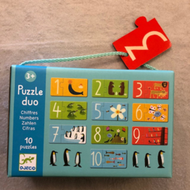 Djeco puzzel 3+ dieren tellen