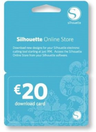 Silhouette download card 20 euro per mail