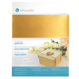 Silhouette Printable Gold Folie (8 sheets)