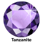 Hot Fix Rhinestone Tanzanite SS6 Zakje a 200 gram