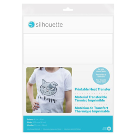 Silhouette Printable Heat Transfer For Light Fabrics